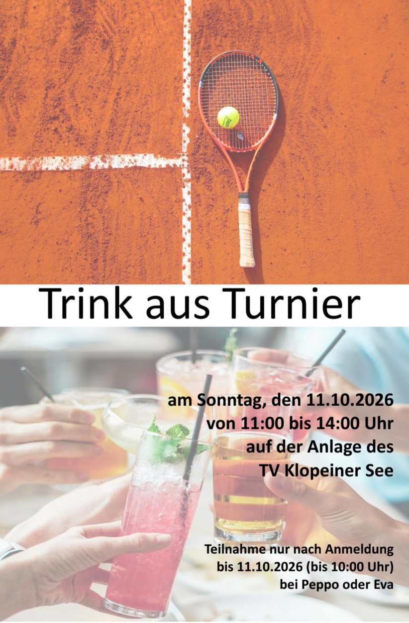 Trink aus Turnier 