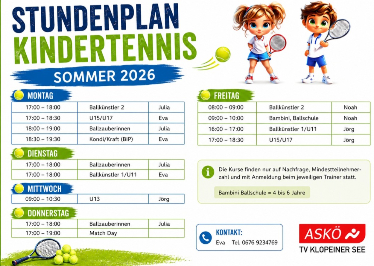 Kinder- und Jugendtraining 