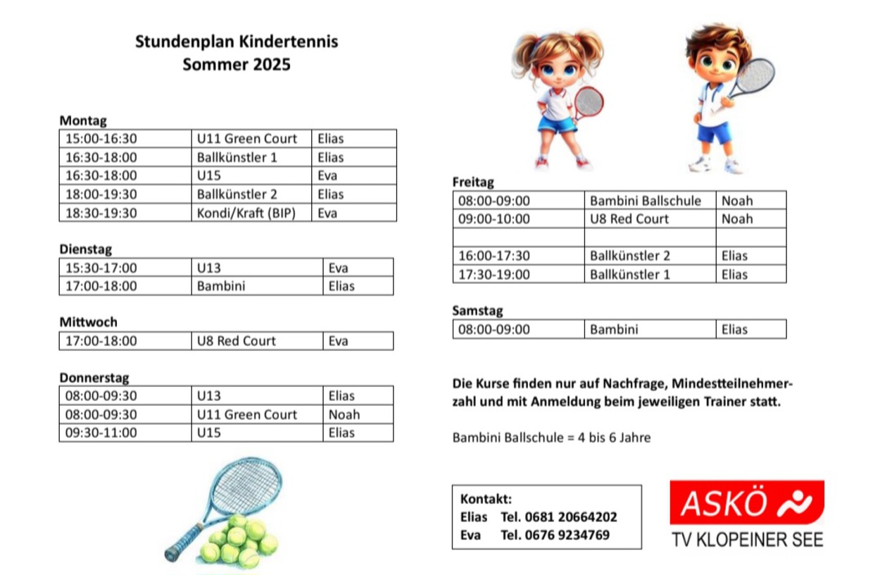 Kinder- und Jugendtraining 